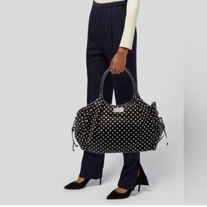 Kate Spade polka dot diaper bag